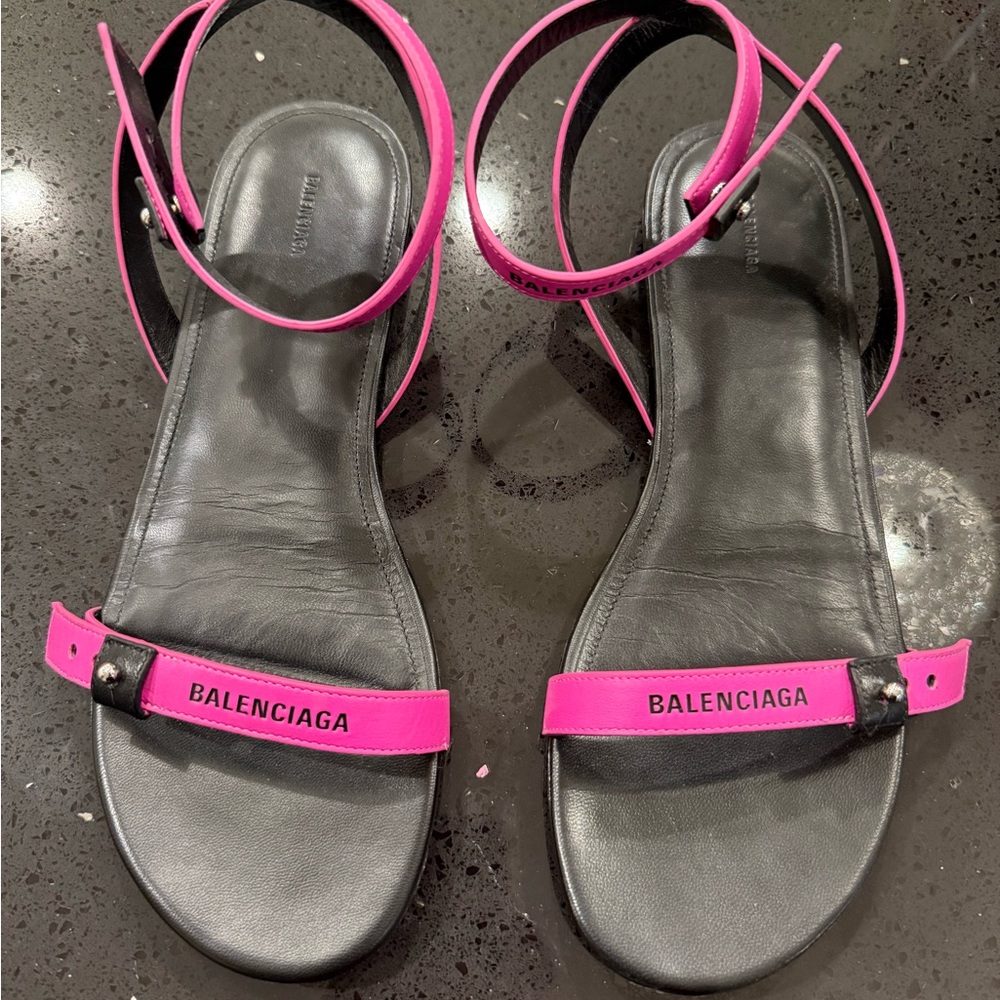 Balenciaga Women's Pink Sandals